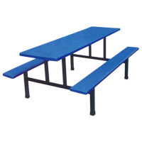 萬昌家具：八人位條凳餐桌W-34#