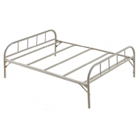 萬昌家具：38圓管大彎單層鐵床W-26#