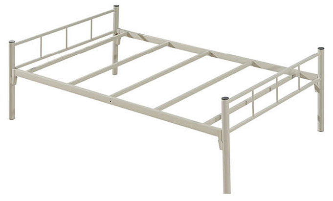 50圓管插銷單層鐵床W-25#