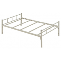 萬昌家具：50圓管插銷單層鐵床W-25#