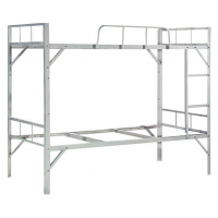 萬昌家具：全角鐵雙層鐵床W-15#