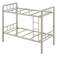 萬昌家具：50方管大彎雙層鐵床W-06#（加厚）