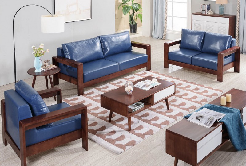 北歐實木沙發S608#