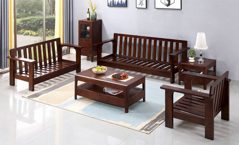 北歐實木沙發23#圖2