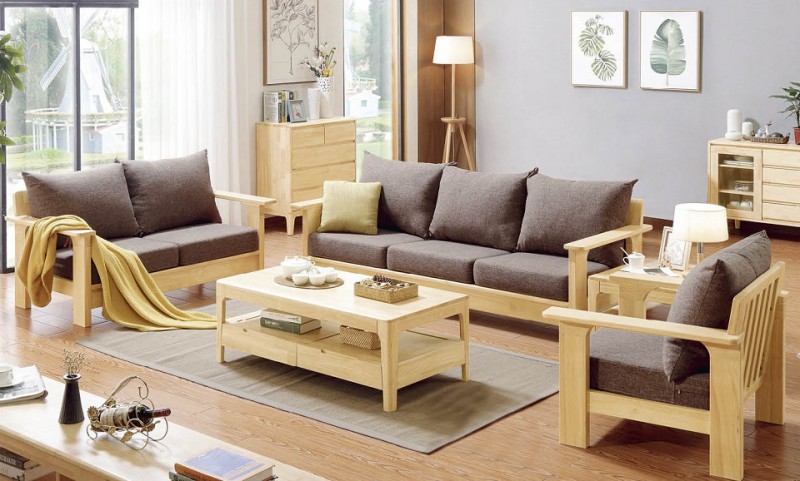 北歐實木沙發23#圖3