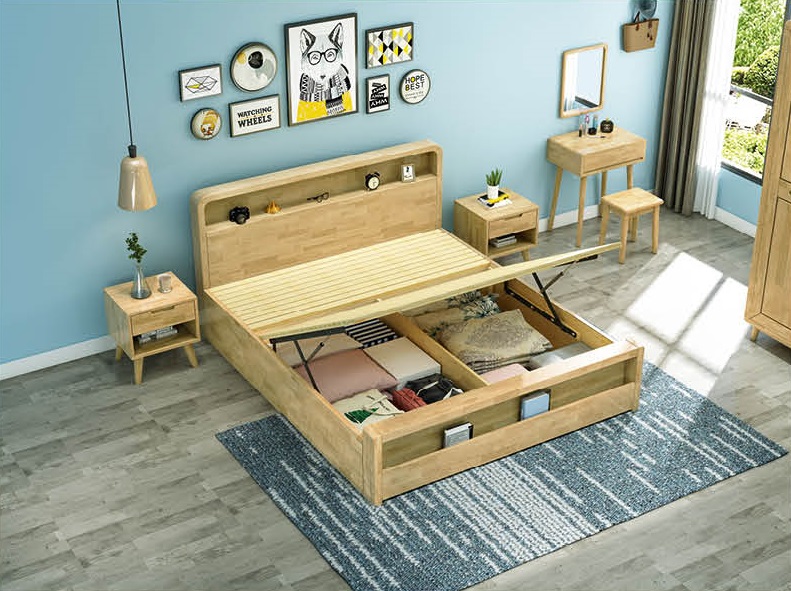 實(shí)木床116#圖2