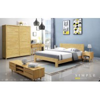 匠者實木床110#（原木色）