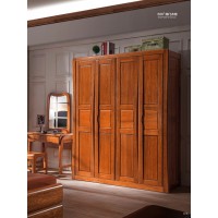 虔南世家雅致胡桃系列家具：506#四門衣柜