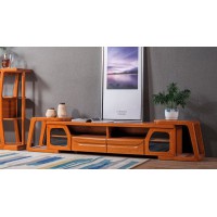 虔南世家雅致胡桃系列家具：201-6#伸縮柜