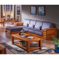 虔南世家雅致胡桃系列家具：916-2#轉角沙發