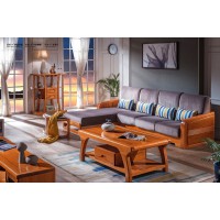 虔南世家雅致胡桃系列家具：926-1#轉角沙發