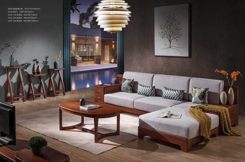 809#功能轉角沙發