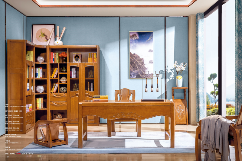 書臺、兩門三門轉(zhuǎn)角組合書柜