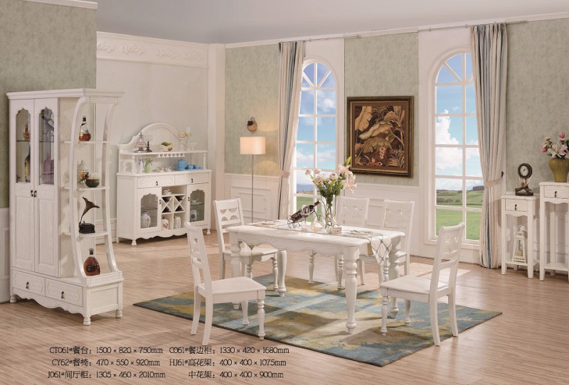 餐臺CT061#、餐椅CY62#