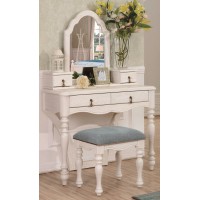 格爾登堡現代美式家具：妝臺、妝凳361#