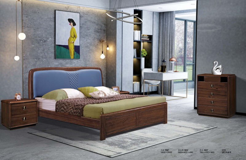 烏金木大床156#
