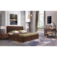 華軒家私烏金木高箱床163#