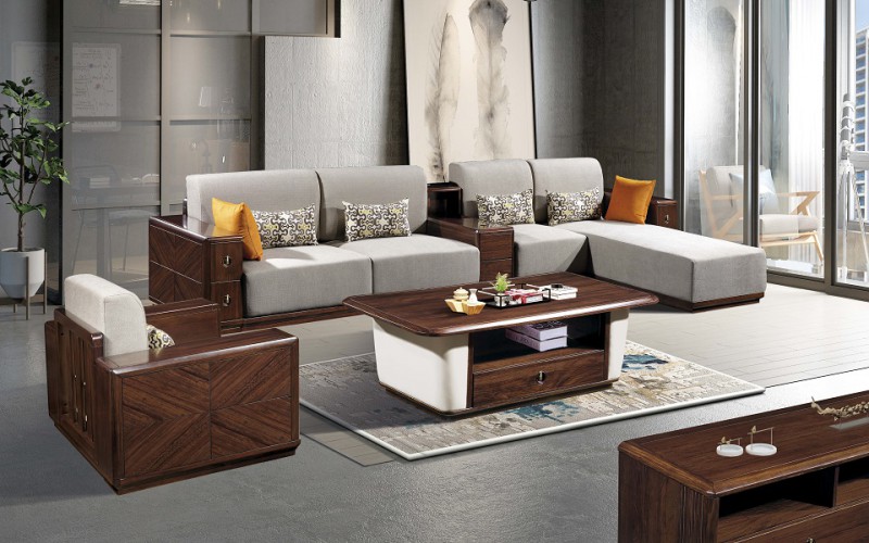 烏金木轉角沙發111#