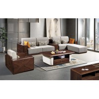 華軒家私烏金木轉角沙發111#