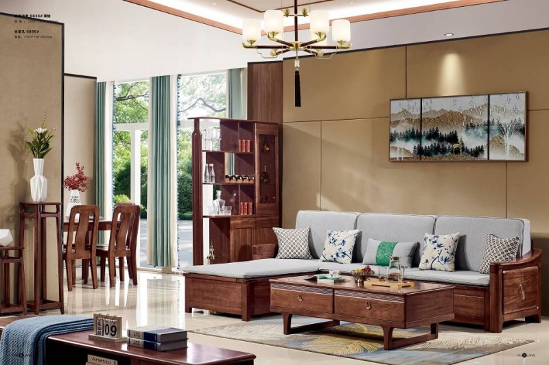 轉角沙發6835# 薄墊