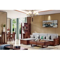 木郎輕奢家具：轉角沙發6835# 薄墊