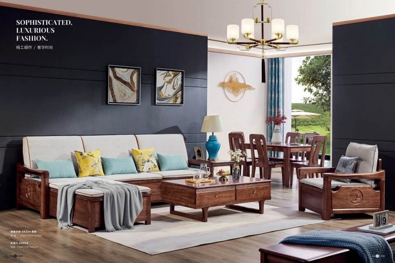 轉角沙發(fā)6832# 薄墊