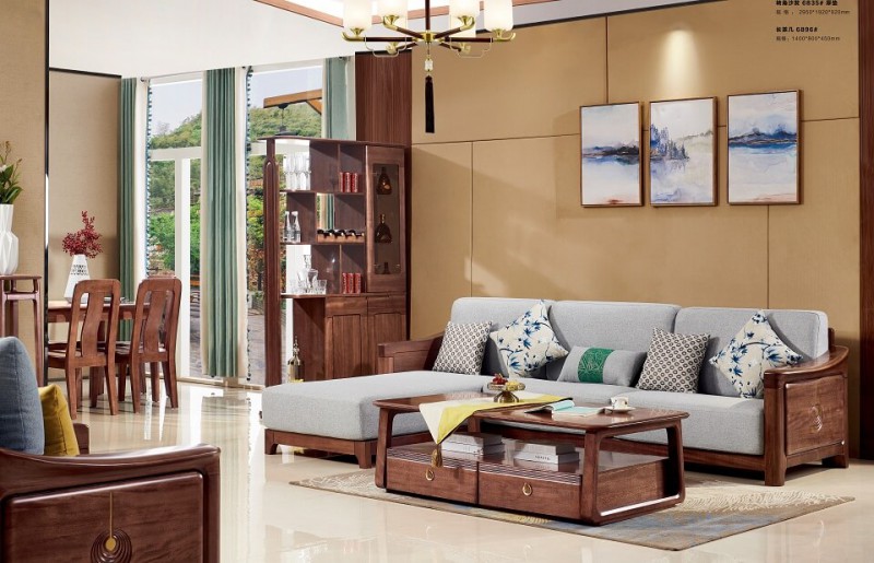 轉角沙發6835# 厚墊