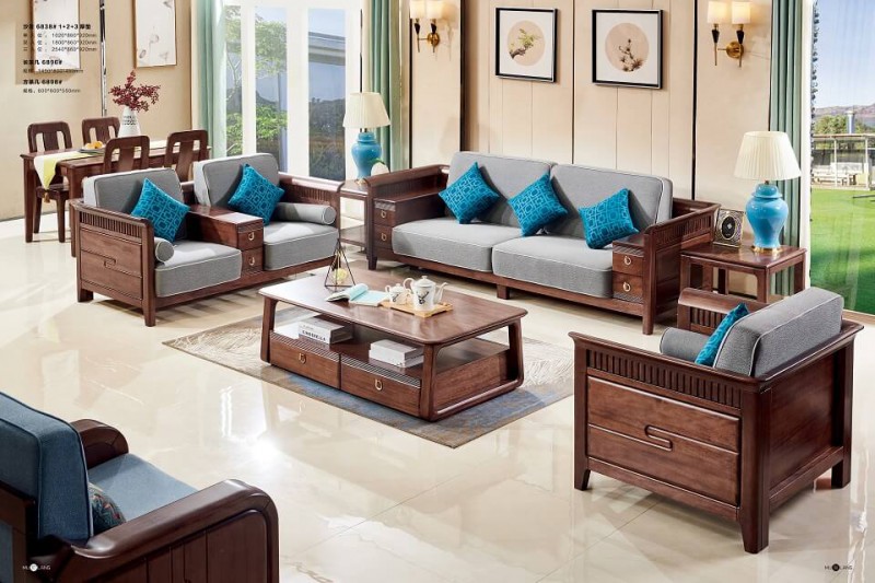 沙發6838# 1+2+3 厚墊圖2