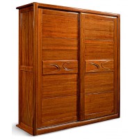 百福源康金檀逸品系列102#兩門推拉衣柜