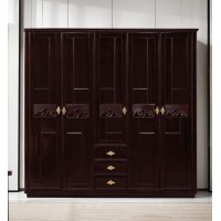 世華新中式家具：五門衣柜908#