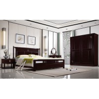 世華新中式家具：大床1911A#