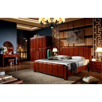 世華中式家具：大床8020#