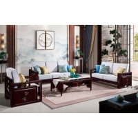 樂滿家新中式沙發1902#（1+2+3）