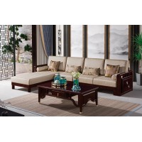長城橡木客廳系列家具：沙發1902#（轉角）