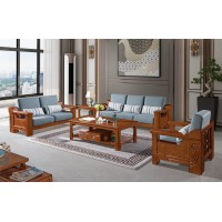 長城橡木客廳系列家具：沙發(fā)039#（1+2+3）