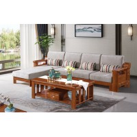 長城橡木客廳系列家具：沙發(fā)039#（轉(zhuǎn)角）