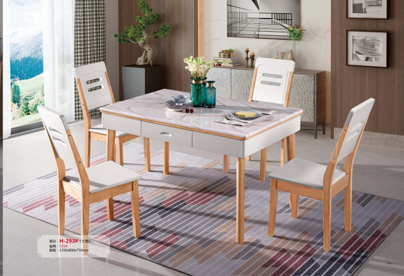 餐臺(tái)H-293#（大理石）、餐椅535#
