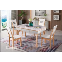 長城家具：餐臺H-293#（大理石）、餐椅535#