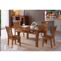 長城家具：餐臺H-658#（木軌跳臺）、餐椅031#