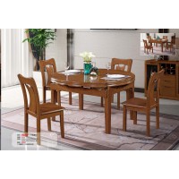 長城餐桌椅家具：餐臺8022#（木軌跳臺）、餐椅091#