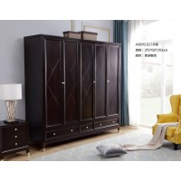 梵臣美尚現(xiàn)代美式輕奢家具：A8019五門衣柜