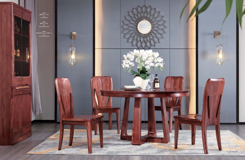 圓餐臺HT-02#餐椅HY-03#