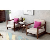 緣之林北歐白蠟?zāi)炯揖撸盒蓍e椅Y806#、心形茶幾CJ808#