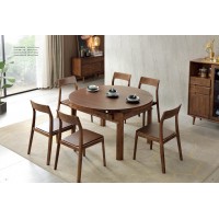 緣之林北歐白蠟?zāi)炯揖撸禾_圓餐桌Z802#、餐椅（云椅）Y801#