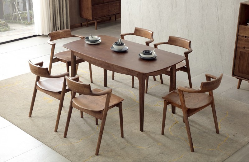 長餐桌Z801#、餐椅（大牛頭）Y803#