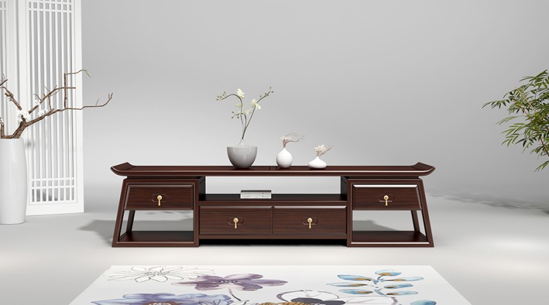 新中式電視柜01