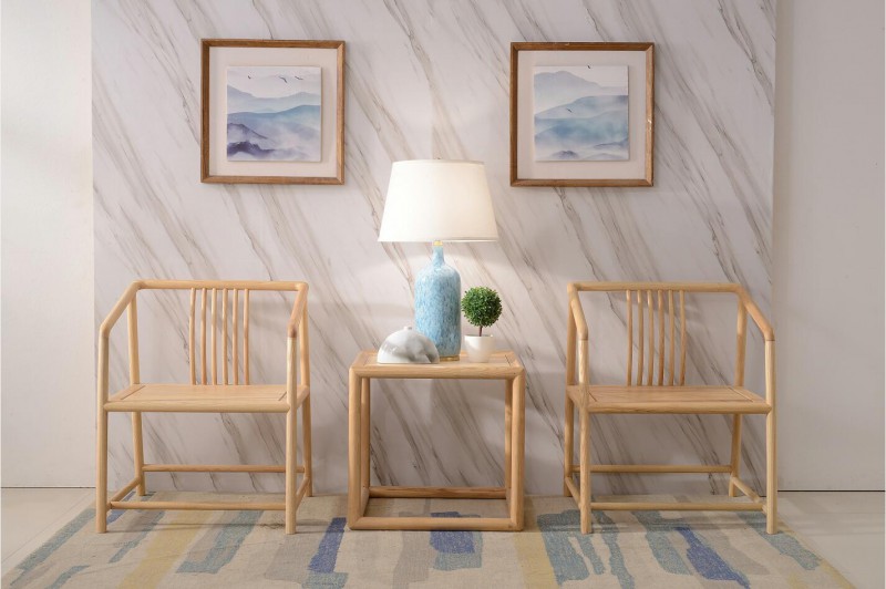 C07白蠟木休閑椅