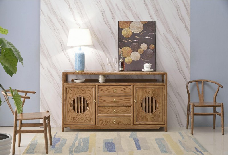 C02白蠟木餐邊柜