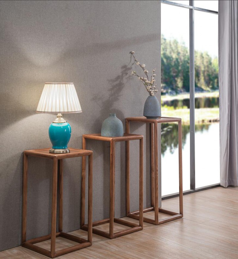 白蠟木家具03花架