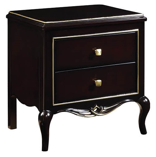 輕奢黑檀色系列床頭柜26#